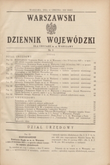 Warszawski Dziennik Wojewódzki dla Obszaru m. st. Warszawy.1937, nr 7 (27 kwietnia)