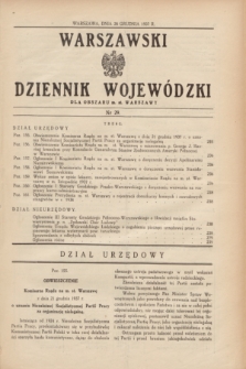 Warszawski Dziennik Wojewódzki dla Obszaru m. st. Warszawy.1937, nr 29 (28 grudnia)