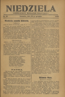 Niedziela : tygodniowy dodatek bezpłatny.1928, nr 52 (23 grudnia)