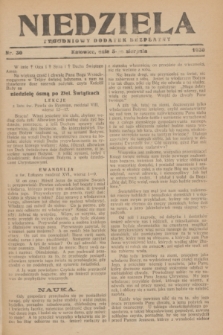 Niedziela : tygodniowy dodatek bezpłatny.1930, nr 30 (3 sierpnia)