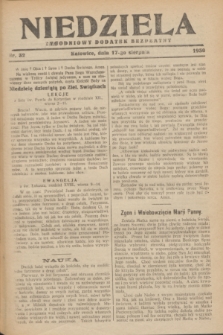 Niedziela : tygodniowy dodatek bezpłatny.1930, nr 32 (17 sierpnia)