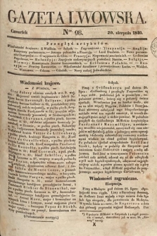 Gazeta Lwowska. 1840, nr 98