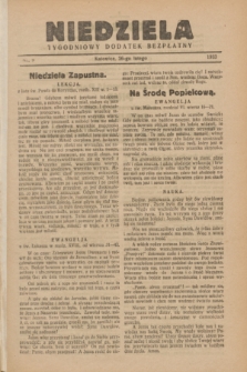 Niedziela : tygodniowy dodatek bezpłatny.1933, nr 9 (26 lutego)