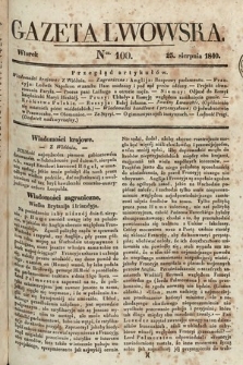 Gazeta Lwowska. 1840, nr 100