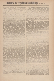 Dodatek do Tygodnika katolickiego do Nru 51[T.7] ([21 grudnia] 1866)