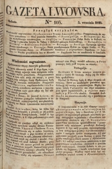 Gazeta Lwowska. 1840, nr 105