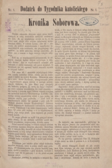 Dodatek do Tygodnika katolickiego.T.11, nr 1 (1870)