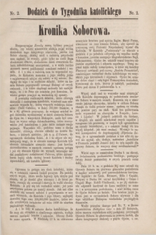 Dodatek do Tygodnika katolickiego.T.11, nr 2 (1870)