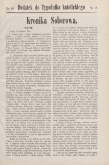 Dodatek do Tygodnika katolickiego.T.11, nr 18 ([6 maja] 1870)