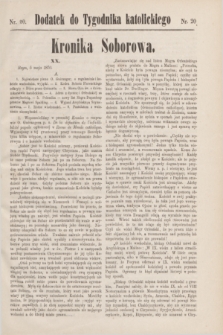 Dodatek do Tygodnika katolickiego.T.11, nr 20 (1870)