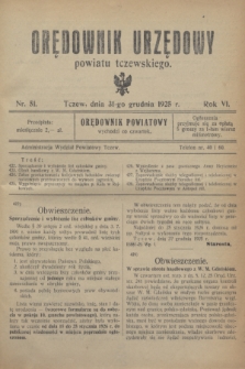Orędownik Urzędowy powiatu tczewskiego. R.6, nr 51 (31 grudnia 1925)
