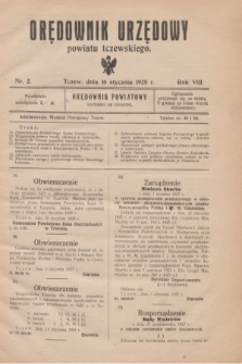 Orędownik Urzędowy powiatu tczewskiego. R.8[!], nr 2 (16 stycznia 1928)