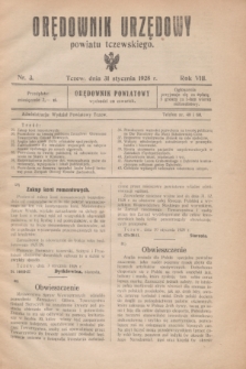 Orędownik Urzędowy powiatu tczewskiego. R.8[!], nr 3 (31 stycznia 1928)