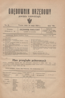 Orędownik Urzędowy powiatu tczewskiego. R.8[!], nr 11 (24 maja 1928)