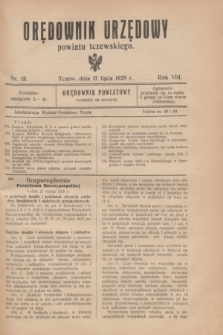 Orędownik Urzędowy powiatu tczewskiego. R.8[!], nr 15 (17 lipca 1928)