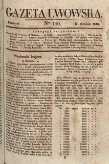 Gazeta Lwowska. 1840, nr 110