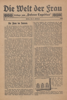 Die Welt der Frau : Beilage zum „Posener Tageblatt”.1930, Nr. 3 (2 Februar)
