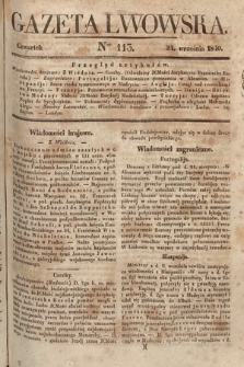 Gazeta Lwowska. 1840, nr 113