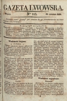 Gazeta Lwowska. 1840, nr 115