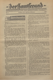 Der Hausfreund : Unterhaltungsbeilage zum „Ostdeutschen Volksblatt”.1930, Nr. 6 (9 Hornung [Februar])