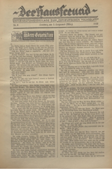 Der Hausfreund : Unterhaltungsbeilage zum „Ostdeutschen Volksblatt”.1930, Nr. 9 (2 Lenzmond [März])