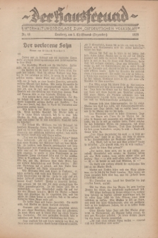 Der Hausfreund : Unterhaltungsbeilage zum „Ostdeutschen Volksblatt”.1929, Nr. 48 (1 Christmond [Dezember])
