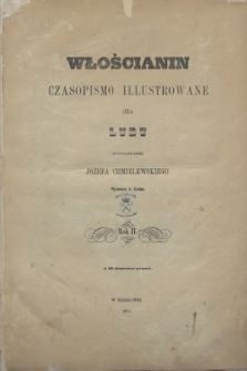 Włościanin : czasopismo illustrowane dla ludu.R.2, Spis rzeczy w tomie II (1870) + dod.