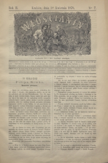 Włościanin.R.2, nr 7 (1 kwietnia 1870) + dod.