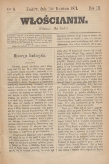 Włościanin : pismo dla ludu.R.3, nr 8 (16 kwietnia 1871)