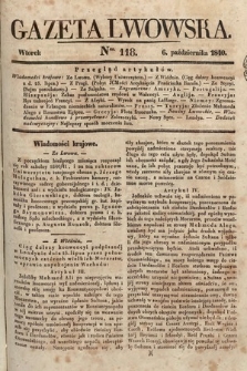 Gazeta Lwowska. 1840, nr 118