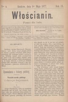 Włościanin : pismo dla ludu.R.9, nr 9 (1 maja 1877)