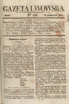 Gazeta Lwowska. 1840, nr 120