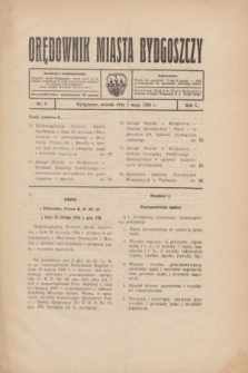 Orędownik Miasta Bydgoszczy. R.50, nr 9 (1 maja 1934)