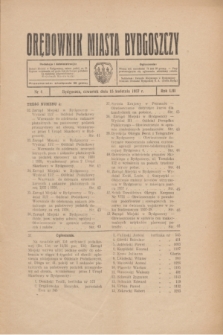 Orędownik Miasta Bydgoszczy. R.53, nr 4 (15 kwietnia 1937)