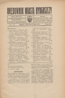 Orędownik Miasta Bydgoszczy. R.53, nr 5 (15 maja 1937)