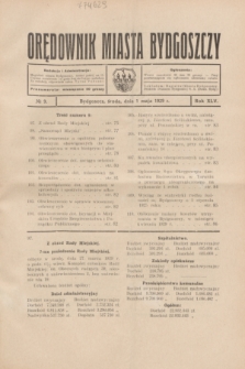 Orędownik Miasta Bydgoszczy. R.45[!], № 9 (1 maja 1929)