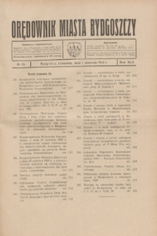 Orędownik Miasta Bydgoszczy. R.45[!], № 15 (1 sierpnia 1929)
