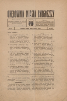 Orędownik Miasta Bydgoszczy. R.54, nr 9 (2 grudnia 1938)