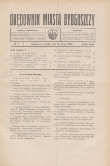 Orędownik Miasta Bydgoszczy. R.46, № 4 (15 lutego 1930)