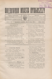 Orędownik Miasta Bydgoszczy. R.46, № 10 (15 maja 1930)