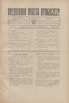 Orędownik Miasta Bydgoszczy. R.46, nr 23 (15 października 1930)