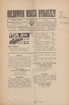 Orędownik Miasta Bydgoszczy. R.52, nr 11 (15 czerwca 1936) + dod.