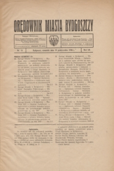 Orędownik Miasta Bydgoszczy. R.52, nr 15 (15 października 1936)