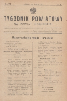 Tygodnik Powiatowy na Powiat Lubliniecki.R.16, nr 8 (4 marca 1939)