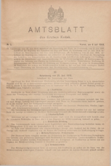 Amtsblatt des Kreises Końsk.1918, № 3 (6 Juli)