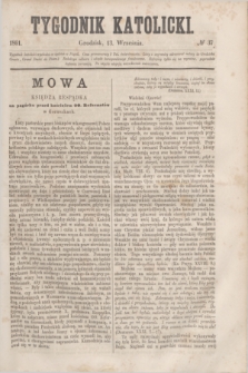 Tygodnik Katolicki. [T.2], № 37 (13 września 1861)