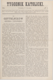 Tygodnik Katolicki. [T.3], № 3 (17 stycznia 1862)