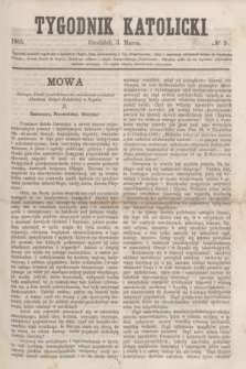 Tygodnik Katolicki. [T.6], № 9 (3 marca 1865)