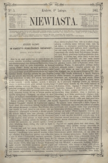 Niewiasta.1861, Ner 5 (4 lutego)