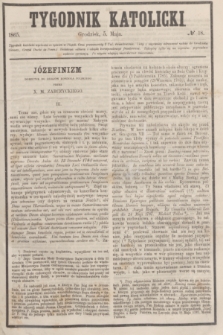 Tygodnik Katolicki. [T.6], № 18 (5 maja 1865)